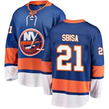 New York Islanders Youth Luca Sbisa Fanatics Branded Breakaway Blue Home Jersey