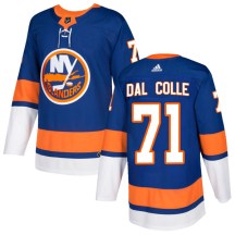 New York Islanders Men's Michael Dal Colle Adidas Authentic Royal Home Jersey