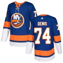 New York Islanders Men's Travis St. Denis Adidas Authentic Royal Home Jersey