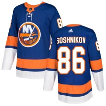 New York Islanders Men's Nikita Soshnikov Adidas Authentic Royal Home Jersey
