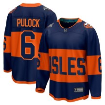 New York Islanders Men's Ryan Pulock Fanatics Branded Breakaway Navy 2024 Stadium Series Jersey