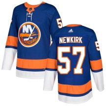 New York Islanders Youth Reece Newkirk Adidas Authentic Royal Home Jersey