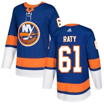 New York Islanders Youth Aatu Raty Adidas Authentic Royal Home Jersey