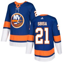 New York Islanders Youth Luca Sbisa Adidas Authentic Royal Home Jersey