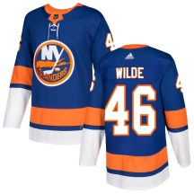 New York Islanders Youth Bode Wilde Adidas Authentic Royal Home Jersey