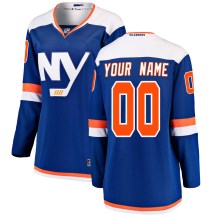 New York Islanders Women's Custom Fanatics Branded Breakaway Blue Custom Alternate Jersey