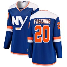 New York Islanders Women's Hudson Fasching Fanatics Branded Breakaway Blue Alternate Jersey