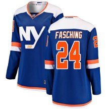 New York Islanders Women's Hudson Fasching Fanatics Branded Breakaway Blue Alternate Jersey