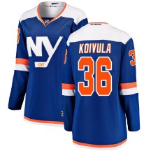 New York Islanders Women's Otto Koivula Fanatics Branded Breakaway Blue Alternate Jersey