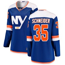 New York Islanders Women's Cory Schneider Fanatics Branded Breakaway Blue Alternate Jersey