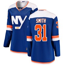 New York Islanders Women's Billy Smith Fanatics Branded Breakaway Blue Alternate Jersey