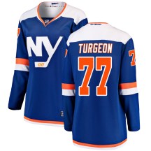 New York Islanders Women's Pierre Turgeon Fanatics Branded Breakaway Blue Alternate Jersey