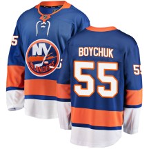 New York Islanders Men's Johnny Boychuk Fanatics Branded Breakaway Blue Home Jersey