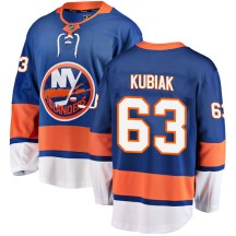 New York Islanders Men's Jeff Kubiak Fanatics Branded Breakaway Blue Home Jersey