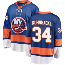 New York Islanders Men's Tom Kuhnhackl Fanatics Branded Breakaway Blue Home Jersey