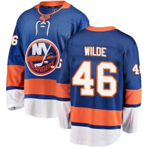 New York Islanders Men's Bode Wilde Fanatics Branded Breakaway Blue Home Jersey