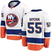 New York Islanders Men's Johnny Boychuk Fanatics Branded Breakaway White Away Jersey