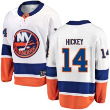 New York Islanders Men's Thomas Hickey Fanatics Branded Breakaway White Away Jersey