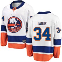 New York Islanders Men's Paul LaDue Fanatics Branded Breakaway White Away Jersey