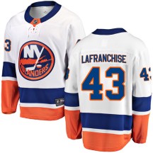 New York Islanders Men's Kane Lafranchise Fanatics Branded Breakaway White Away Jersey