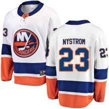 New York Islanders Men's Bob Nystrom Fanatics Branded Breakaway White Away Jersey
