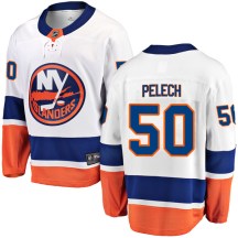 New York Islanders Men's Adam Pelech Fanatics Branded Breakaway White Away Jersey