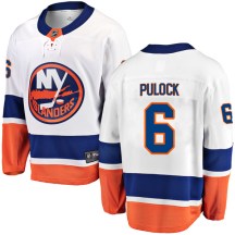 New York Islanders Men's Ryan Pulock Fanatics Branded Breakaway White Away Jersey