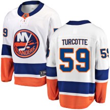 New York Islanders Men's Yanick Turcotte Fanatics Branded Breakaway White Away Jersey