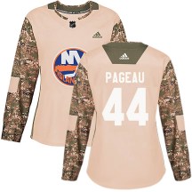 New York Islanders Women's Jean-Gabriel Pageau Adidas Authentic Camo ized Veterans Day Practice Jersey
