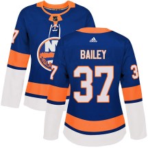New York Islanders Women's Casey Bailey Adidas Authentic Royal Home Jersey