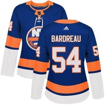 New York Islanders Women's Cole Bardreau Adidas Authentic Royal Home Jersey