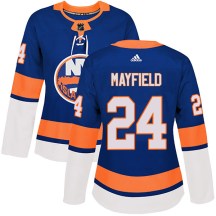 New York Islanders Women's Scott Mayfield Adidas Authentic Royal Home Jersey