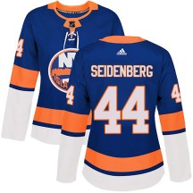 New York Islanders Women's Dennis Seidenberg Adidas Authentic Royal Home Jersey
