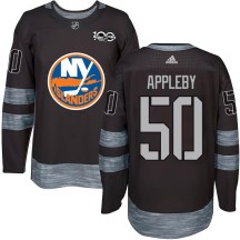 New York Islanders Youth Kenneth Appleby Authentic Black 1917-2017 100th Anniversary Jersey