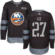 New York Islanders Youth Anders Lee Authentic Black 1917-2017 100th Anniversary Jersey