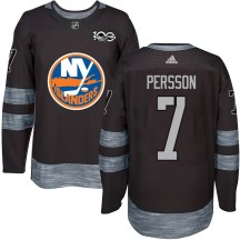 New York Islanders Youth Stefan Persson Authentic Black 1917-2017 100th Anniversary Jersey