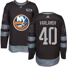 New York Islanders Youth Semyon Varlamov Authentic Black 1917-2017 100th Anniversary Jersey