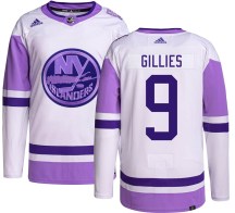 New York Islanders Youth Clark Gillies Adidas Authentic Hockey Fights Cancer Jersey