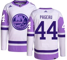 New York Islanders Youth Jean-Gabriel Pageau Adidas Authentic Hockey Fights Cancer Jersey