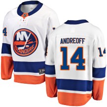 New York Islanders Youth Andy Andreoff Fanatics Branded Breakaway White Away Jersey
