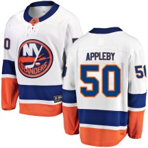 New York Islanders Youth Kenneth Appleby Fanatics Branded Breakaway White Away Jersey