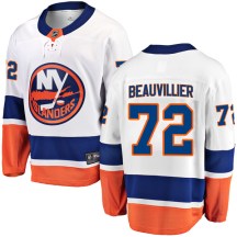 New York Islanders Youth Anthony Beauvillier Fanatics Branded Breakaway White Away Jersey