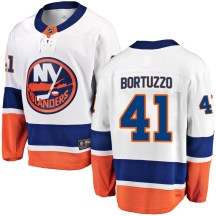 New York Islanders Youth Robert Bortuzzo Fanatics Branded Breakaway White Away Jersey