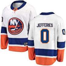 New York Islanders Youth Alex Jefferies Fanatics Branded Breakaway White Away Jersey