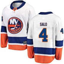 New York Islanders Youth Robin Salo Fanatics Branded Breakaway White Away Jersey
