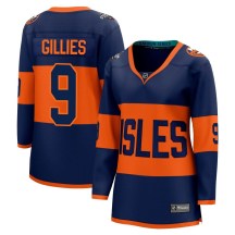New York Islanders Women's Clark Gillies Fanatics Branded Breakaway Navy 2024 Stadium Series Jersey