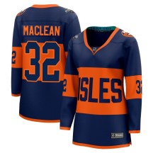 New York Islanders Women's Kyle Maclean Fanatics Branded Breakaway Navy Kyle MacLean 2024 Stadium Series Jersey