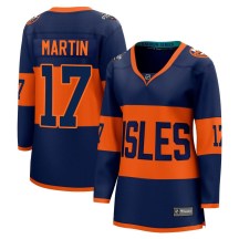 New York Islanders Women's Matt Martin Fanatics Branded Breakaway Navy 2024 Stadium Series Jersey