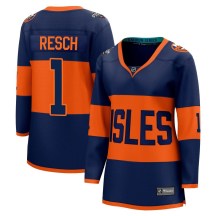 New York Islanders Women's Glenn Resch Fanatics Branded Breakaway Navy 2024 Stadium Series Jersey