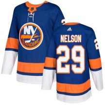New York Islanders Men's Brock Nelson Adidas Authentic Royal Jersey
